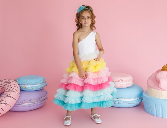 open lace back dress Amazon.com: Little Girl Sequin Rainbow Dress Mesh Tulle Dress Flower Girls  Party Gown Short Sleeve Princess (Blue, 3-4 Years): Clothing, Shoes &  Jewelry main image 1