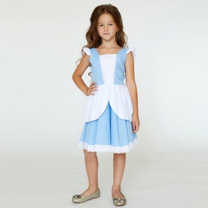 Abito da principessa Cenerentola per bambine per bambine – Perfetto per Halloween, Natale, compleanni e occasioni speciali – Costume di Carnevale per bambini