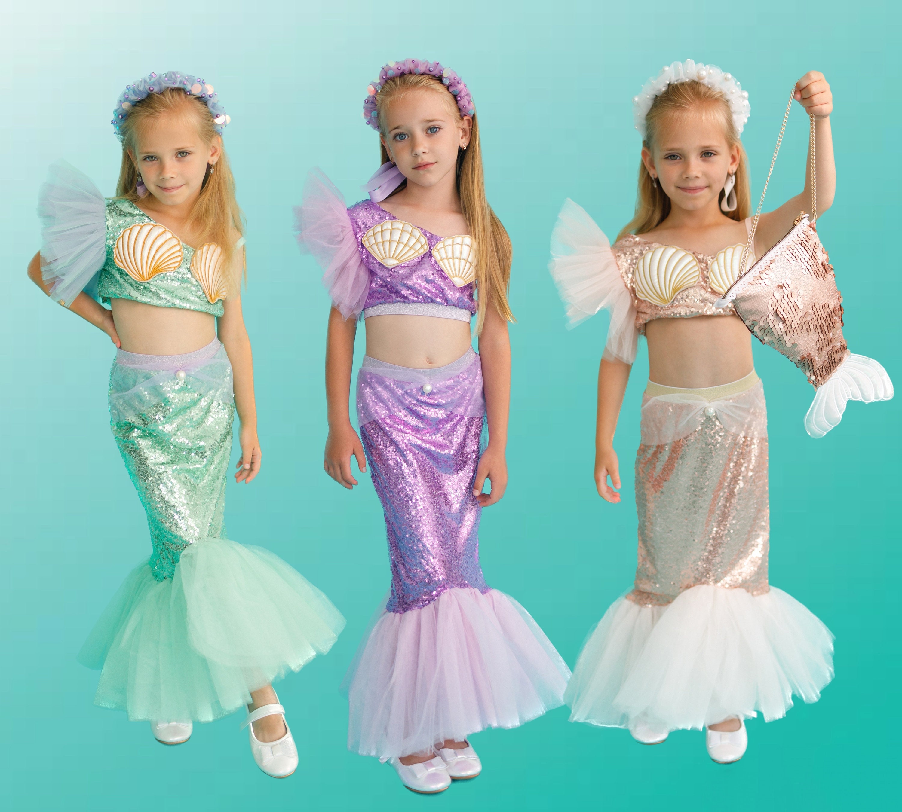 Kids Mermaid Costume 