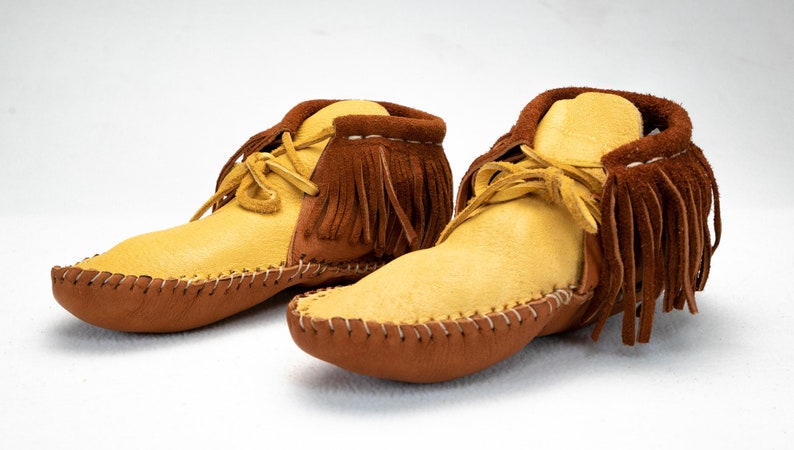 elk hide moccasins for sale