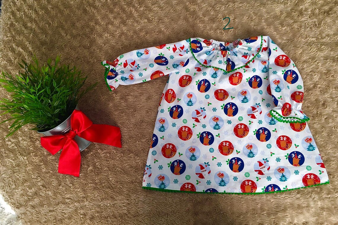 christmas sleeping gowns