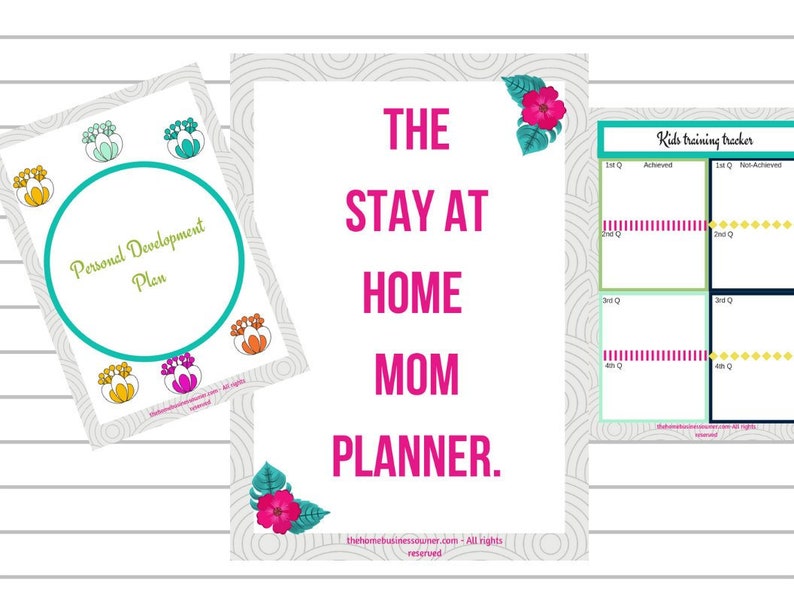 Mom Planner for Stay at Home Moms Printable Planner for New Etsy