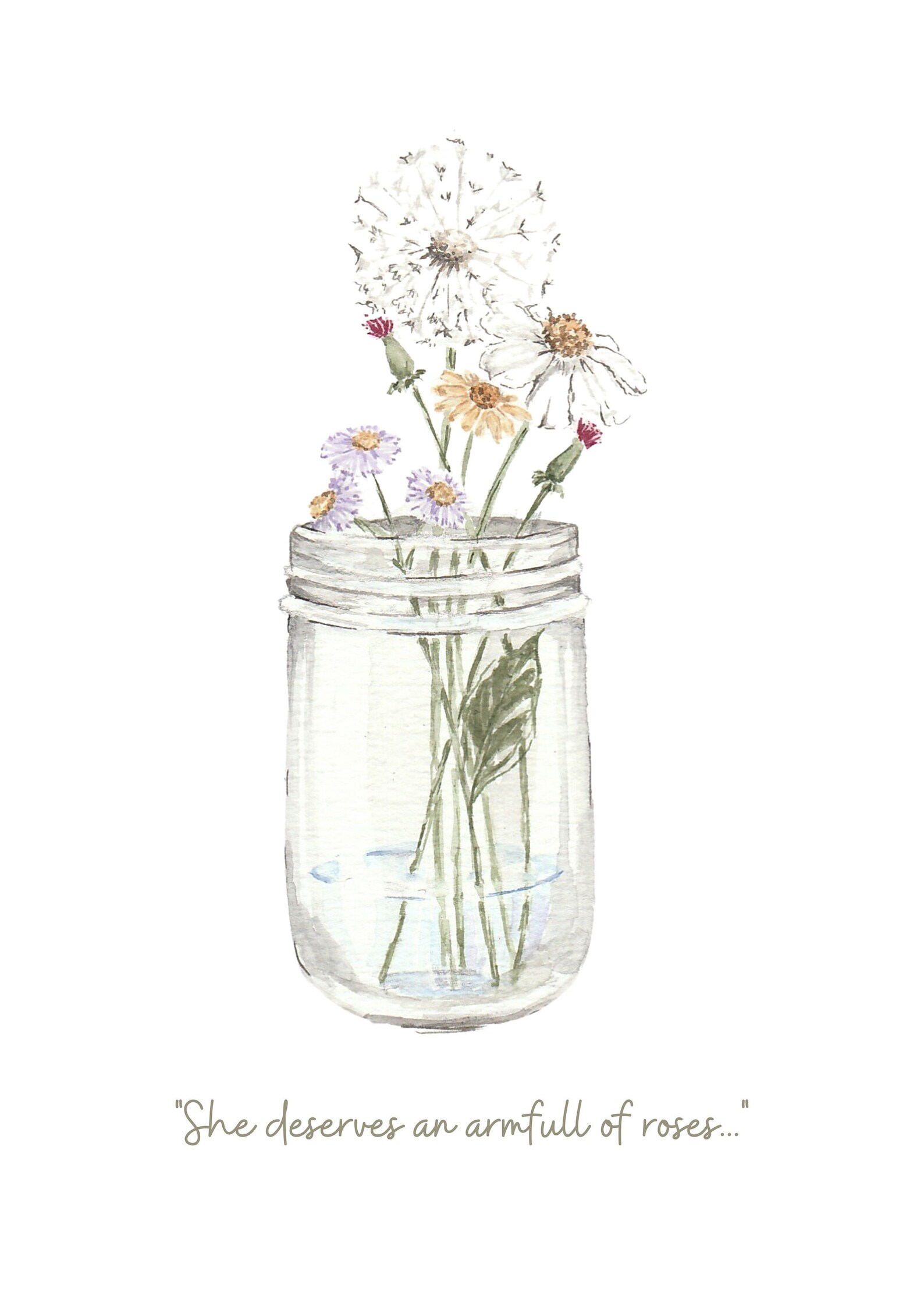 Watercolor Mother's Day Cards Nostalgic handful of Etsy