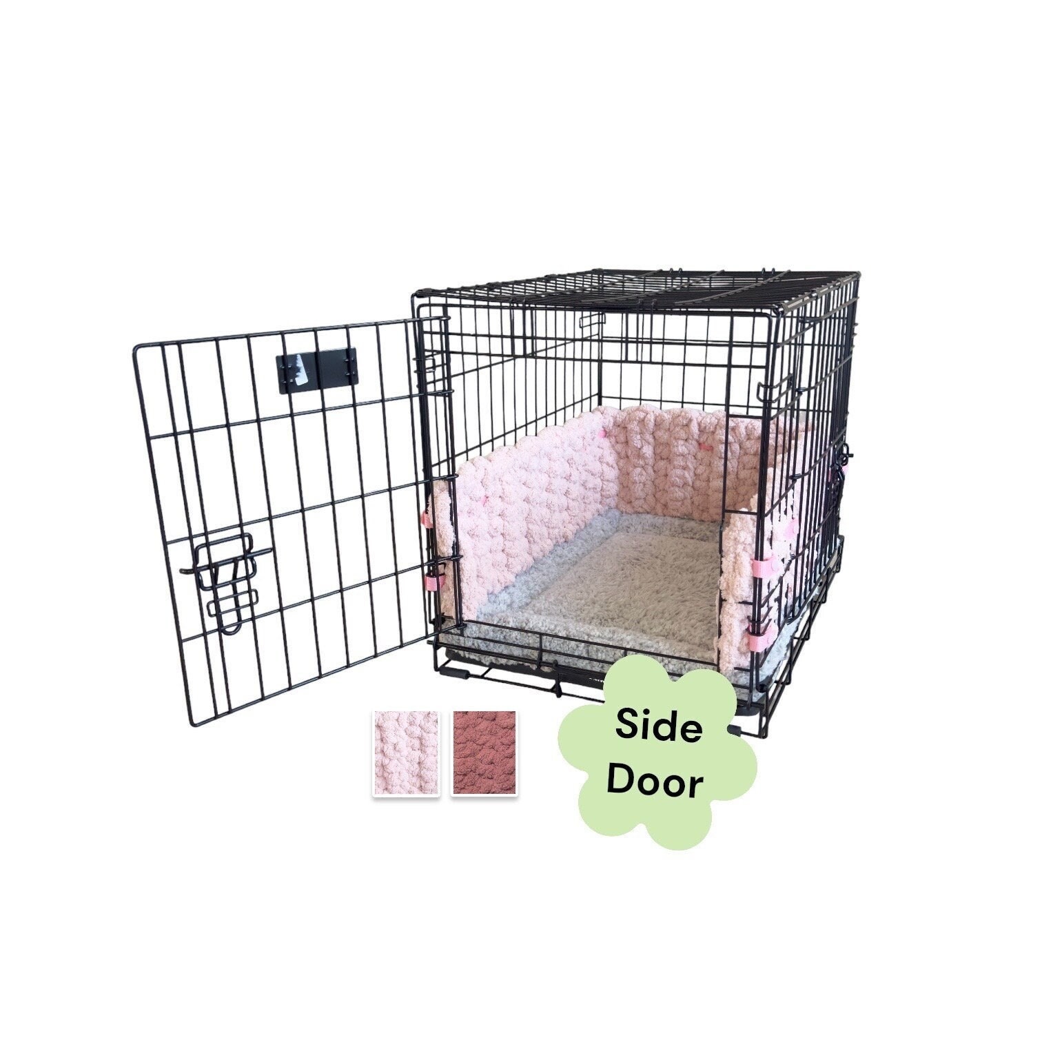 Petco pink top dog crate