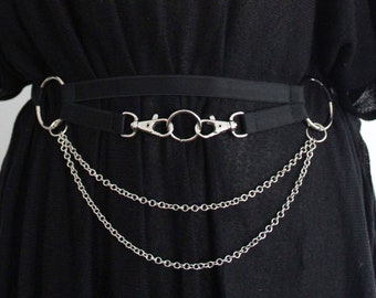 Adjustable Chain Link Clasp Belt