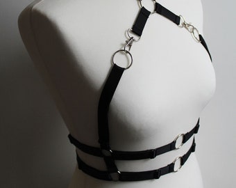 Cage Clasp Adjustable Chest Harness