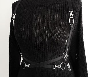 Adjustable Suspender Clasp Chest Harness