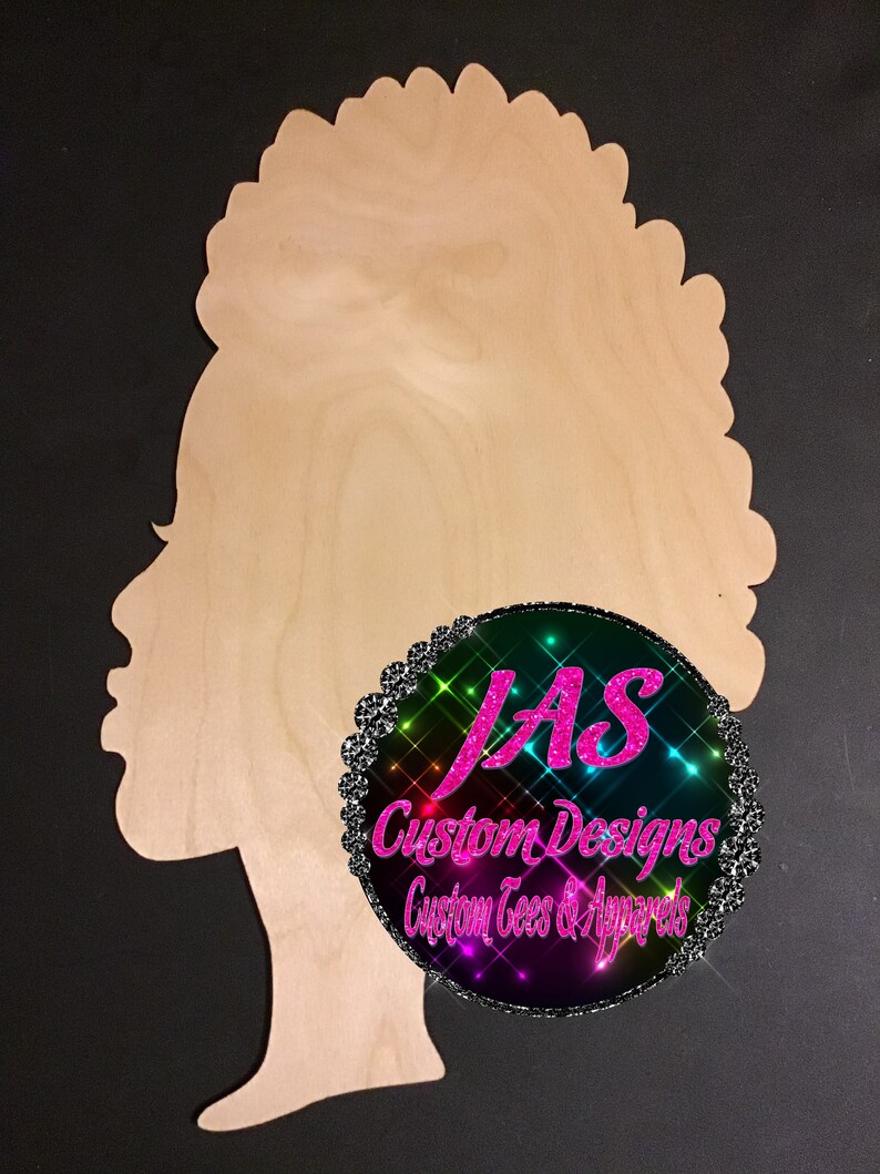 Head Silhouette-Lady Silhouette-Diva Wreath-African Lady 