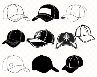 Download Baseball Cap Svg Etsy