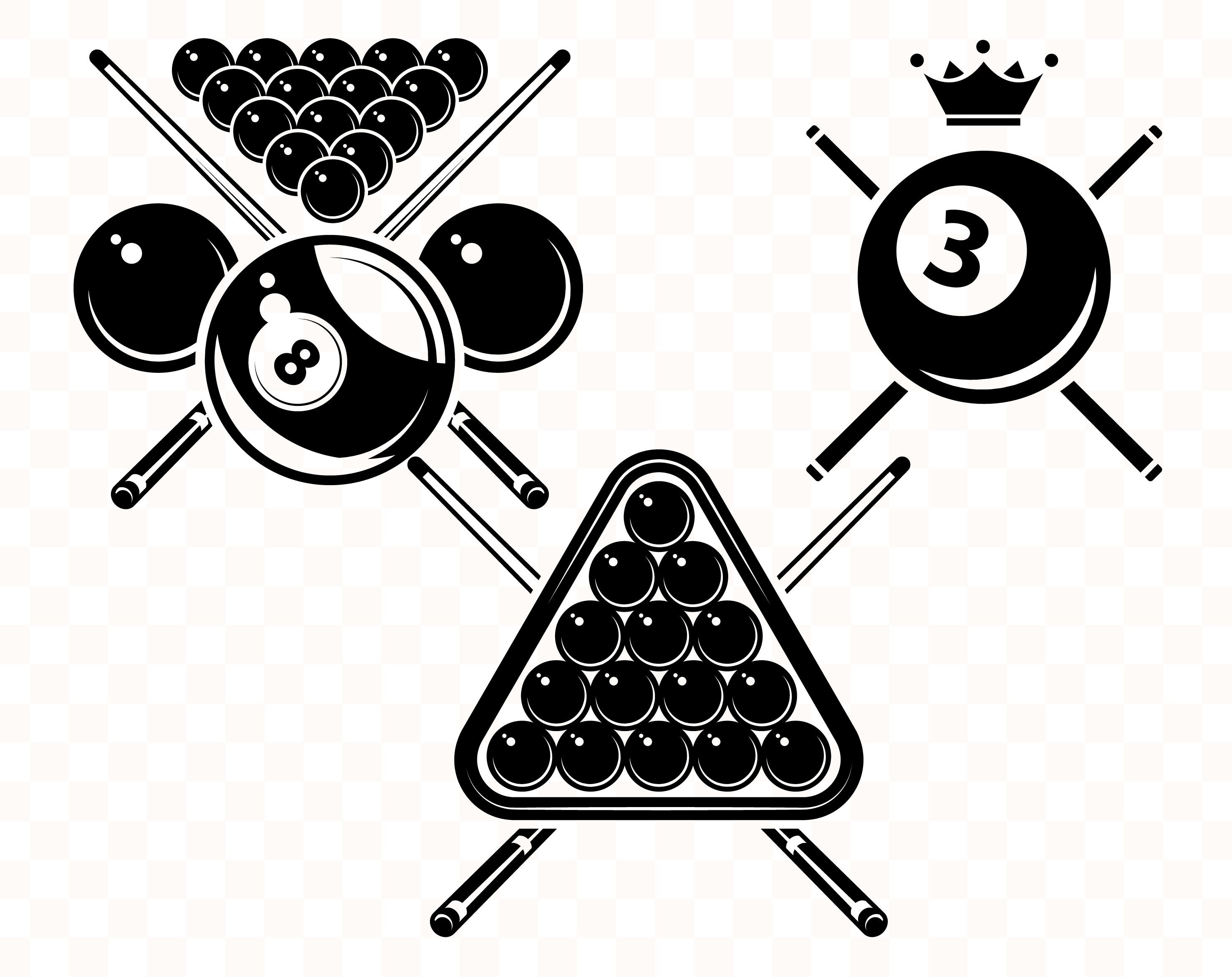 Billiard Svg Billiard Svg Files Billiard Svg Bundle Billiard | Etsy