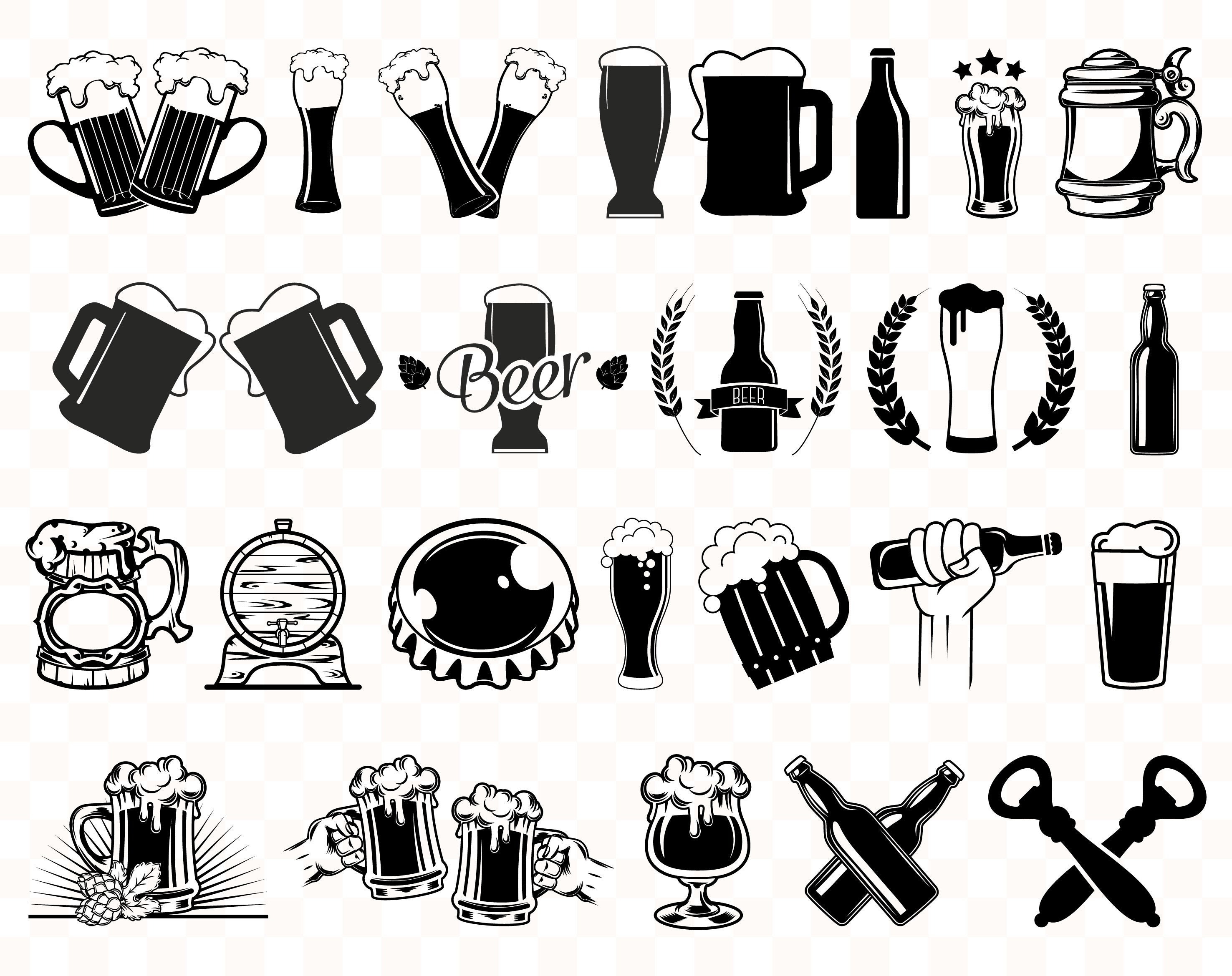 Beer Svg Beer Svg Bundle Beers Bottles Svg Cheers Svg Beer Etsy
