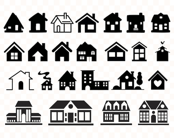 Download House Svg House Svg Files House Svg Bundle House Clipart House Etsy