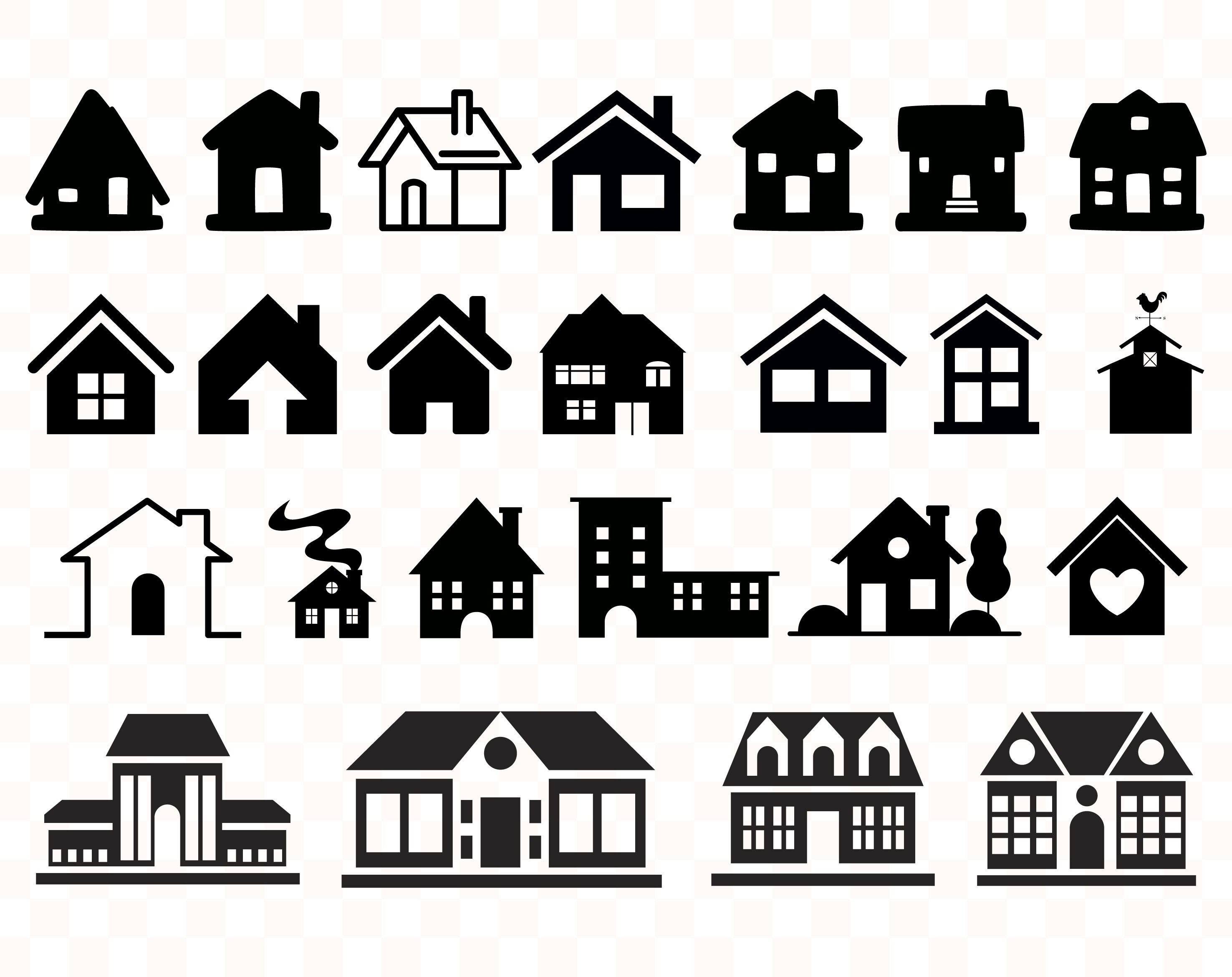 House svg House svg files House svg bundle House clipart House Etsy