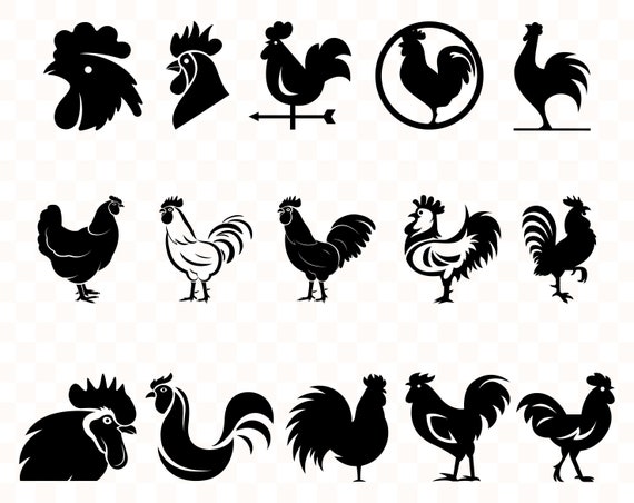 Download Rooster Svg Rooster Svg Bundle Rooster Image Rooster Clip Art Etsy