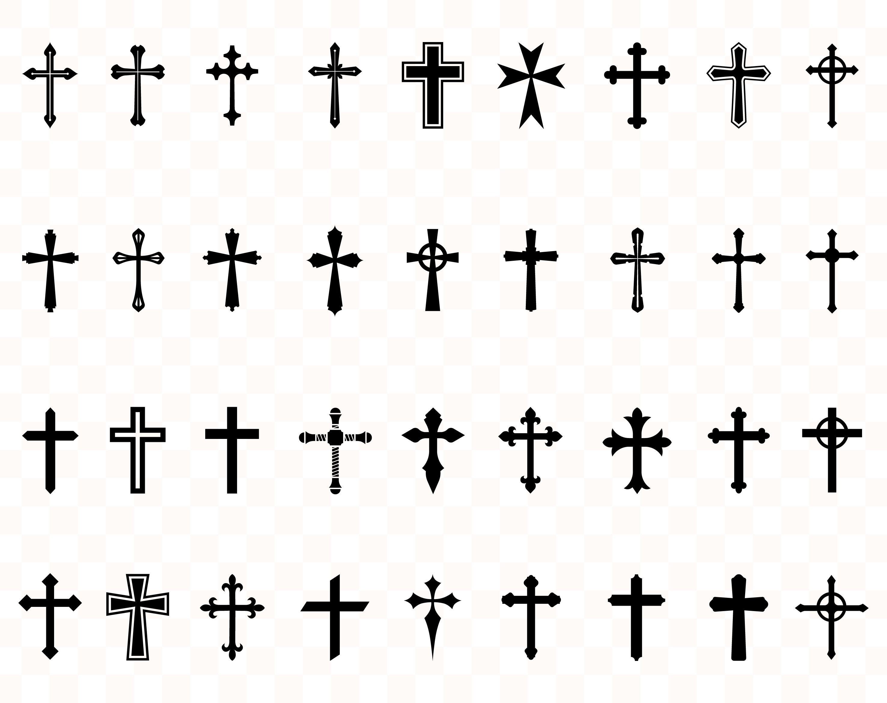 Cross svg Cross svg files Cross svg bundle Cross clipart | Etsy