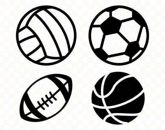 Sports Ball Svg Sports Ball Bundle Sports Ball Svg File Sports Ball Cutting File Digital Fle