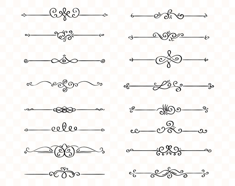Download Text divider svg Text dividers svg Hand drawn svg Text | Etsy