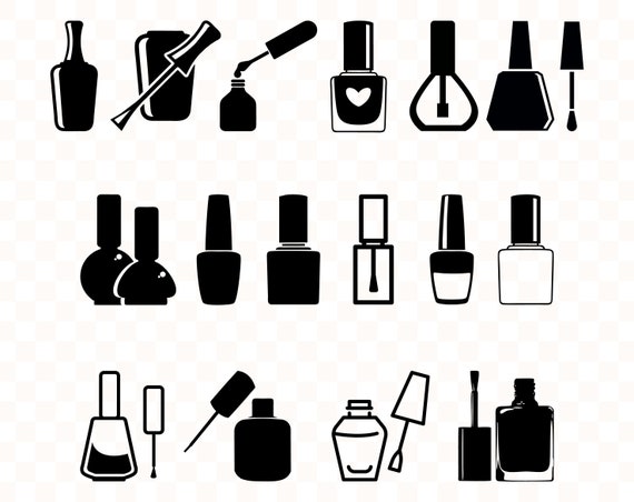 Nail Polish Svg Nail Polish Svg Image Nail Polish Png Manicure Etsy