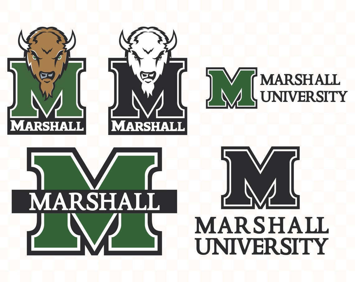 Marshall University logo svg Marshall University svg Marshall Etsy