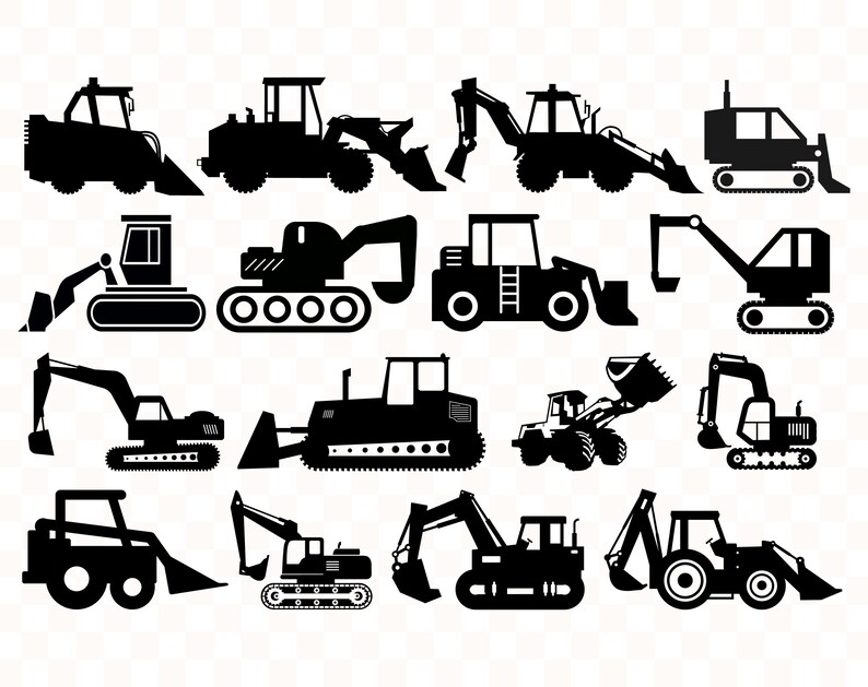 Download Excavator Svg Construction Svg Digger Svg Tractor Svg Excavator Clipart Excavator Svg Files Transportation Svg Excavator Silhouette Svg Png Clip Art Art Collectibles