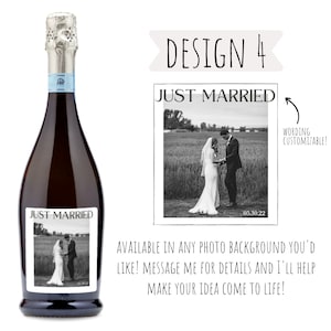 Custom Photo Wine & Champagne Labels Wedding or Anniversary Gift image 5