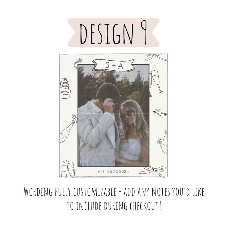 Custom Photo Wine & Champagne Labels Wedding or Anniversary Gift image 10