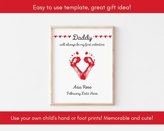 Valentine's Day Gift for New Dad Baby's First - Etsy