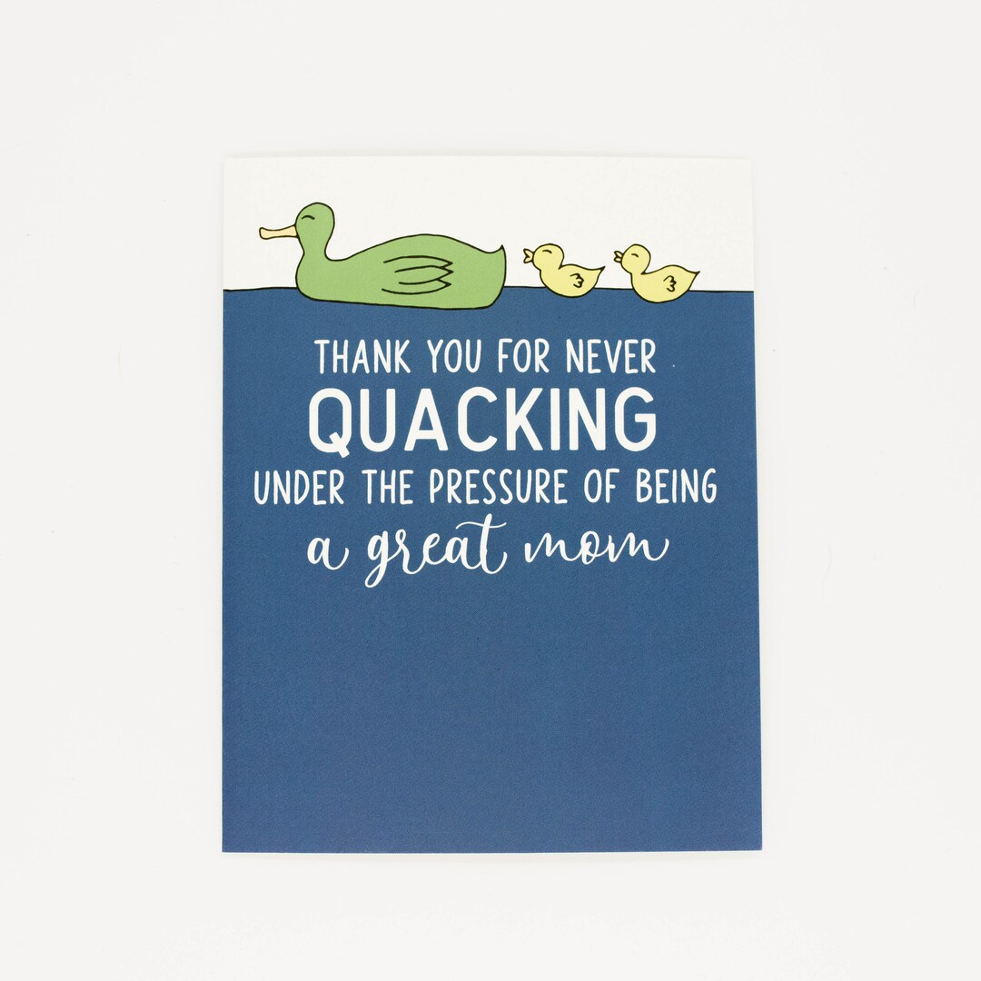 Thank You for Never Quacking Under Pressure of Being a Great Etsy