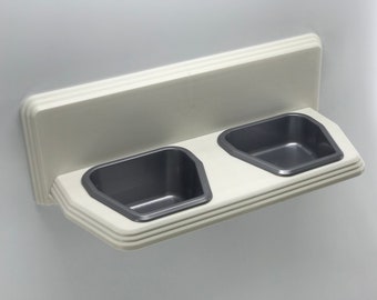 Wall Dog Feeder Etsy