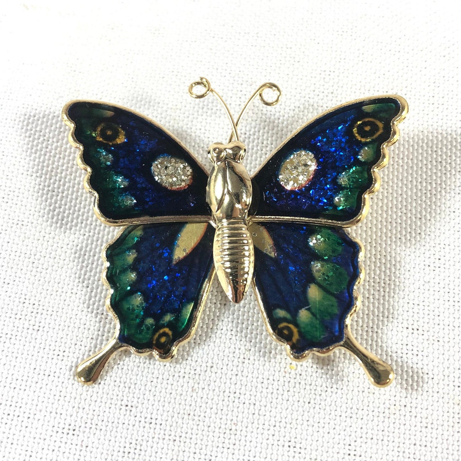 Butterfly Brooch Translucent Wings Pin A145 - Etsy