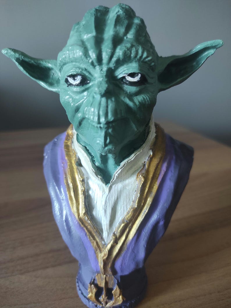 Baby Yoda Statue: 15 cm ... 15 cm ... 2 Yoda für Sie Bild 6