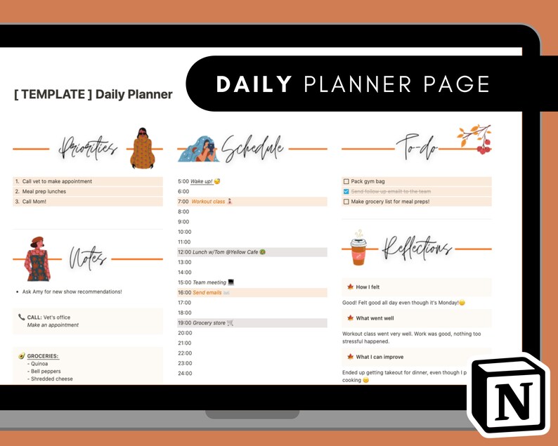 notion daily schedule notion daily schedule