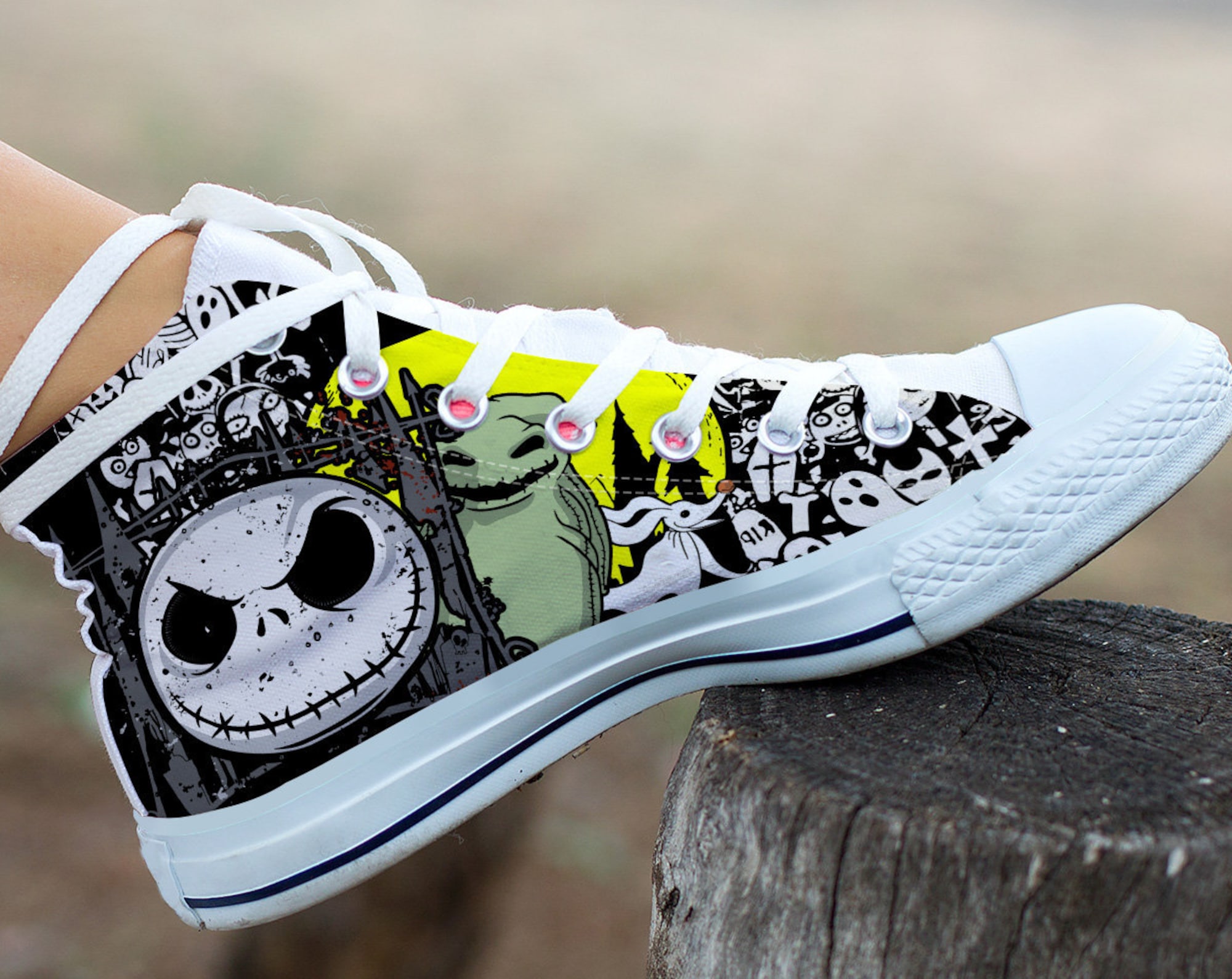 Discover Nightmare Before Christmas Men's High Top Sneaker