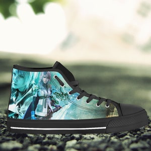 Final Fantasy Shoes, Final Fantasy  High Top Sneaker, Gaming Fan Converse style hightop, custom shoe, mom dad child shoe
