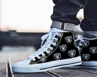 Raiders converse shoes Clearance