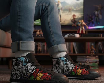 Final Fantasy Shoes, Final Fantasy High Top Sneaker, Gaming