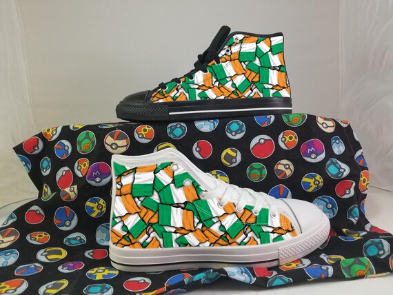 Buy Ireland Shoes Ireland High Top Sneaker Ireland Fan Converse Style Hightop Custom Shoe Mom Dad Child Shoe Online in India Etsy