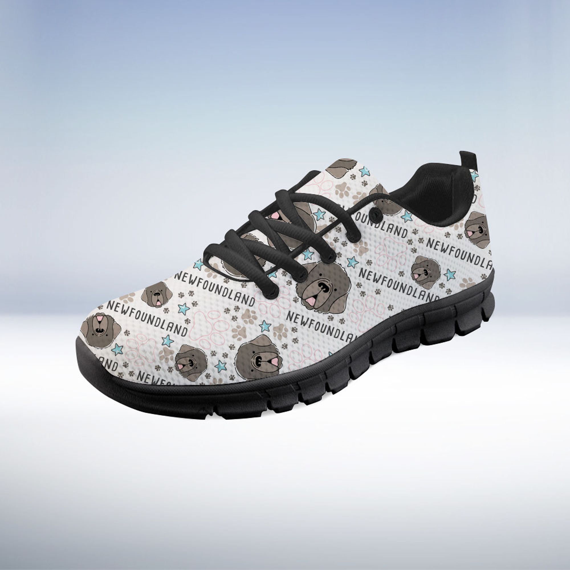 Newfoundland Dog Shoes Newfoundland Dog Sneaker Dog Lover Etsy UK