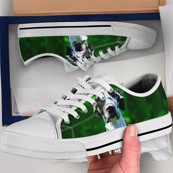 Dog Print Sneakers Cute Dog Lovers Shoes Custom Dog Face Canvas Shoes Personalized Dog Gifts Unique Dog Print Sneakers Etsy
