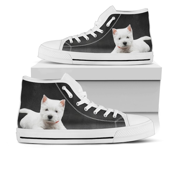 Westie Women's High Tops Westie Women's High Tops