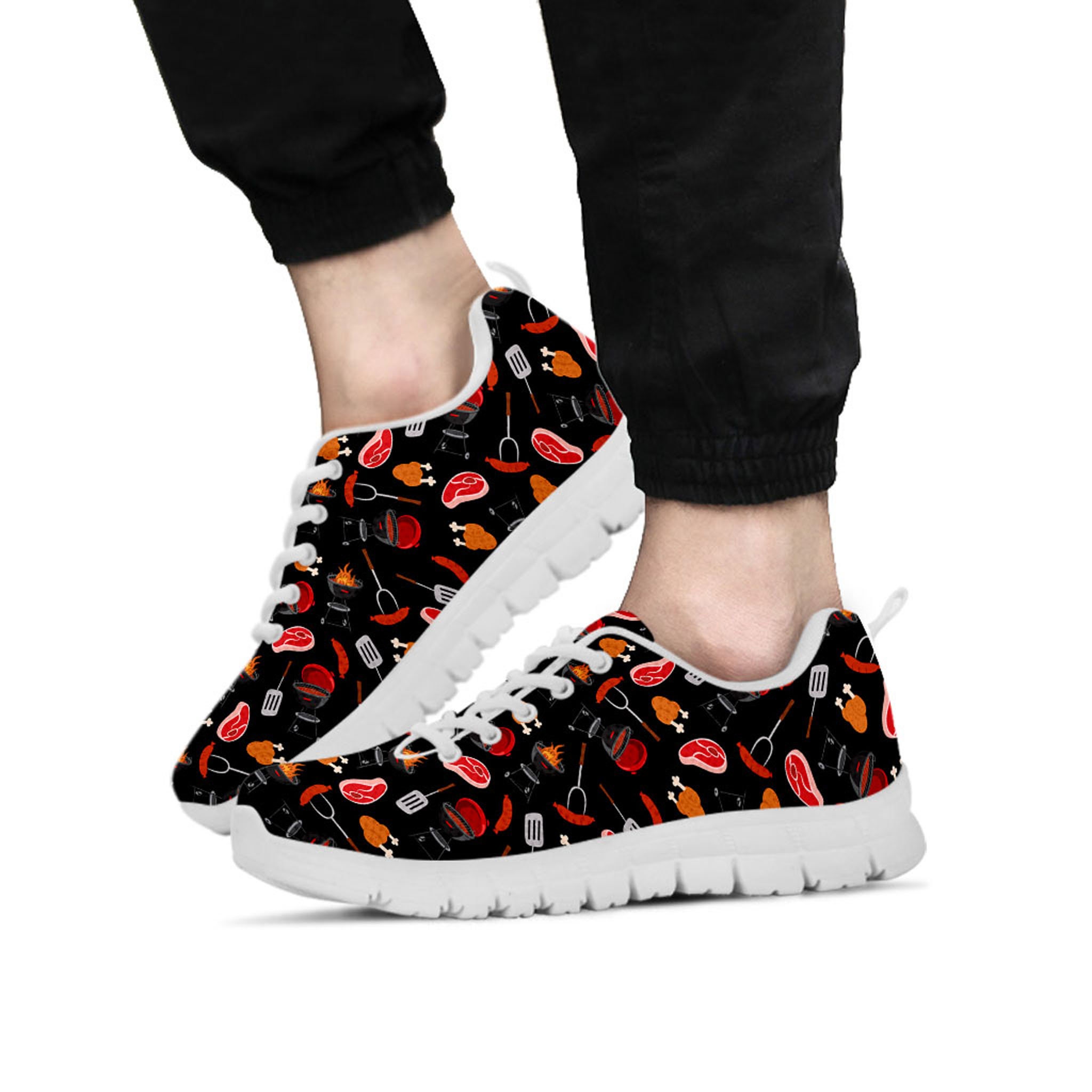 BBQ Shoes Barbecue Sneaker Barbeque Lover Tennis Shoe Etsy UK