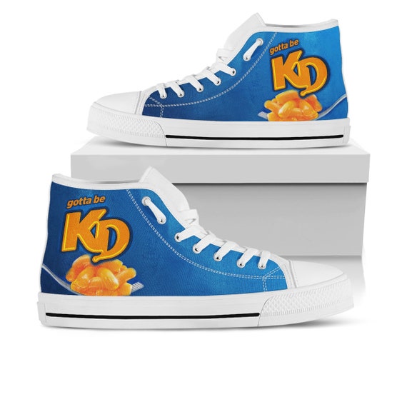 Kraft Dinner Shoes, Kraft Dinner High Top Sneaker, Junk Food Fan Converse  Style Hightop, Custom Shoe, Mom Dad Child Shoe 