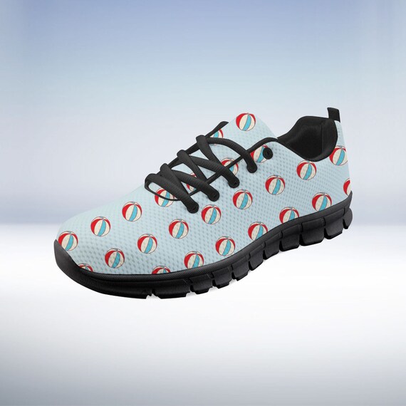Beach Ball Shoes Beach Ball Sneaker Vintage Lover Tennis Shoe