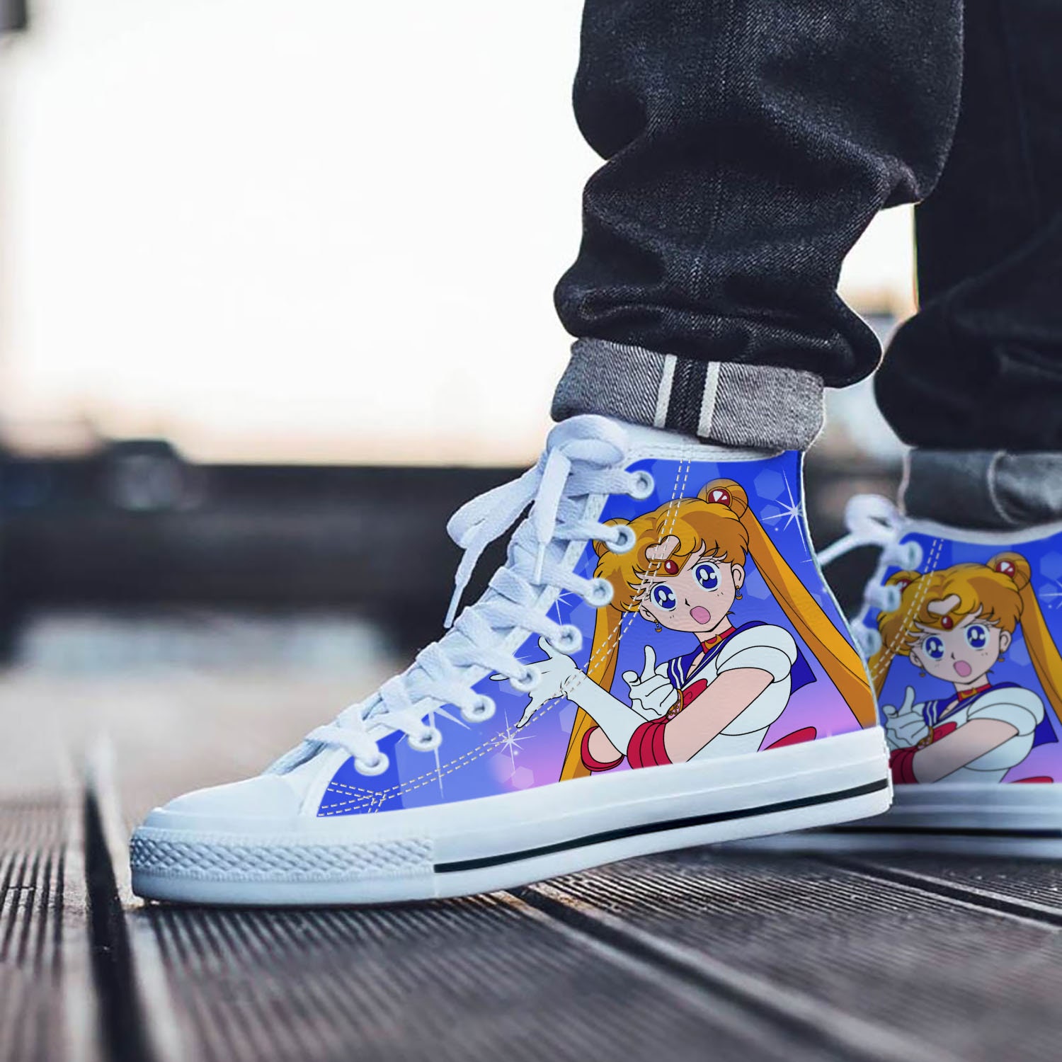 Sailor Moon Sailor Top Sneaker Anime - Etsy