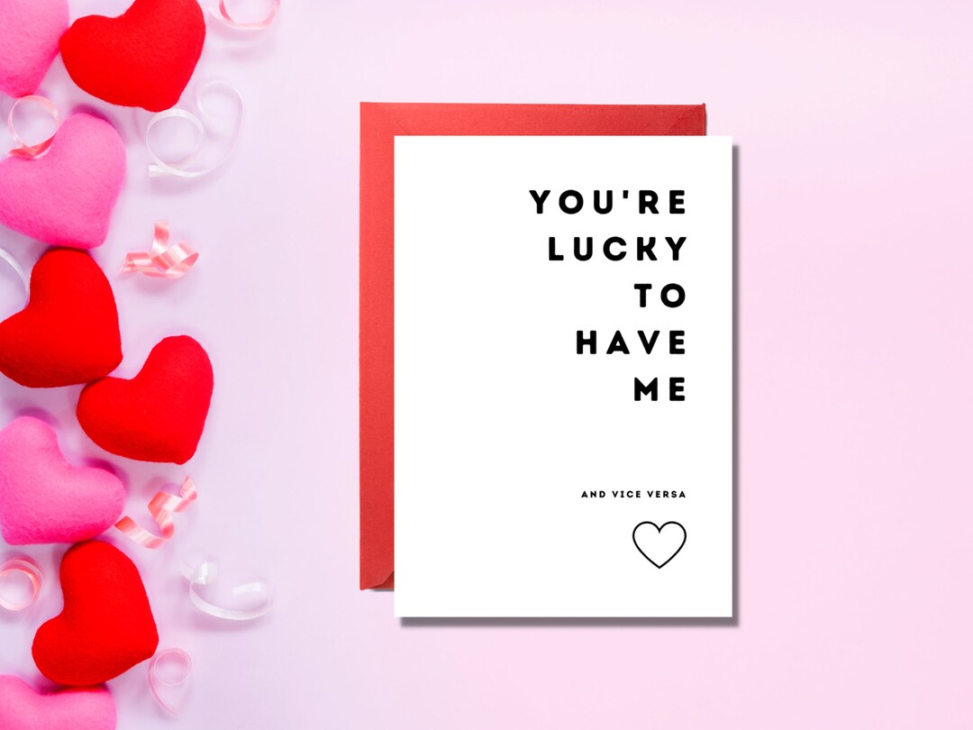 Funny and Cheeky Valentine's Day Card for Loved One, Handmade ...