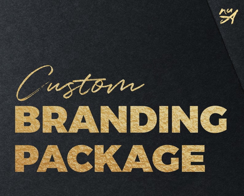 Branding kit package Custom brand design logo design Etsy
