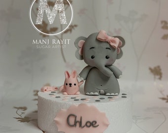 Elephant Cake Topper