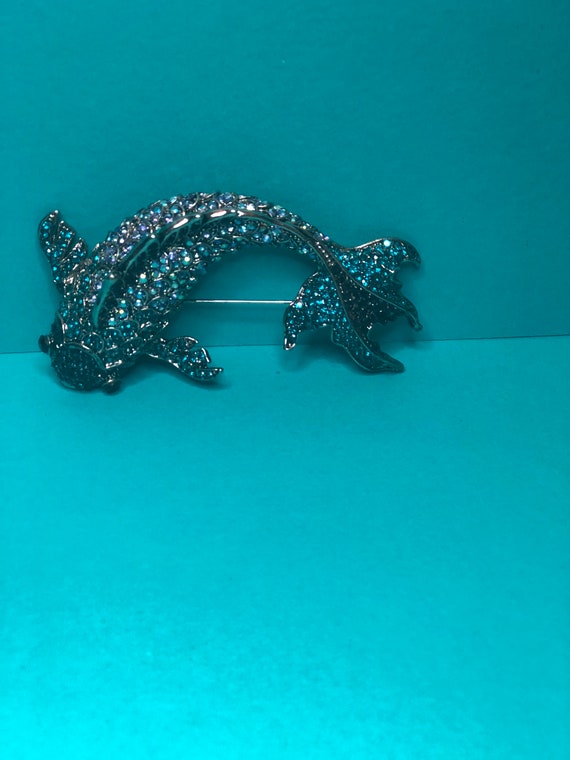 Japanese Koi Fish Brooch - image 2