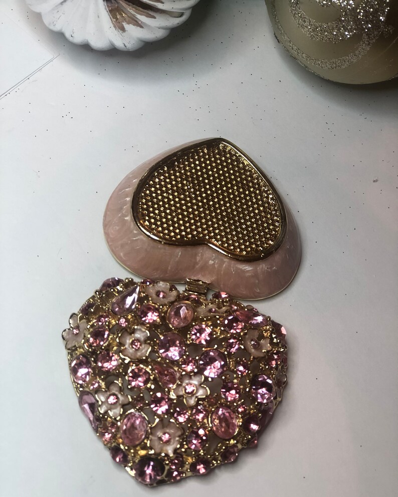 Daisy diamond Encrusted Trinket Box