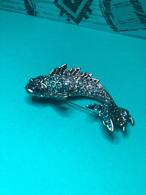 Japanese Koi Fish Brooch - image 3